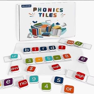 🔥Hellocube Magnetic Learning Letters Phonics Tiles For Phonics & Spelling NIB